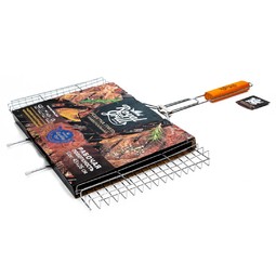 Решетка-гриль средняя 6 секций 31х24cm,  BBQ time