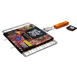 Решетка-гриль для рыбы 3 секции 28х28cm, BBQ time
