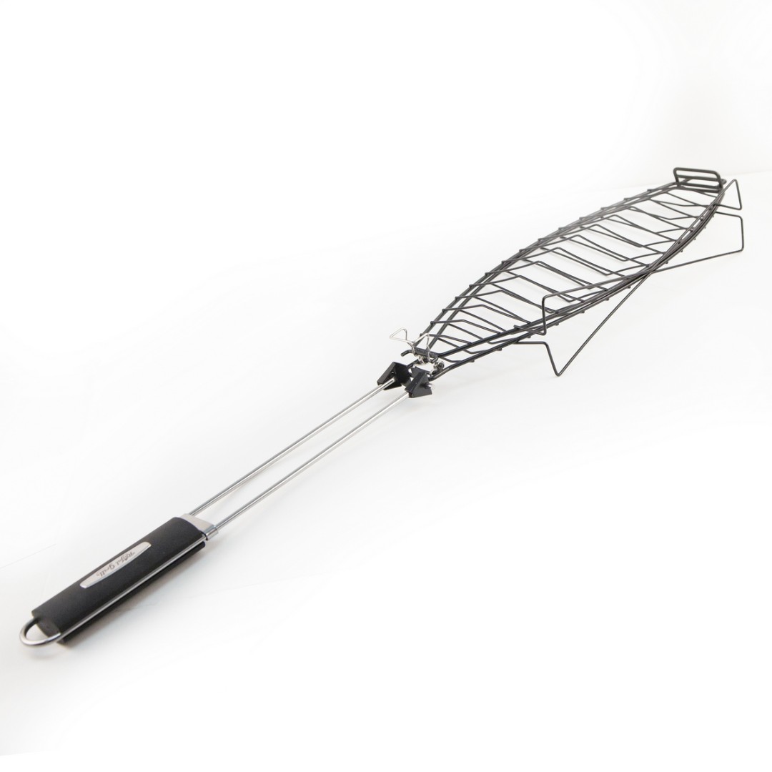 Решетка-гриль для рыбы 50х16cm, съемная ручка, ROYALGRILL