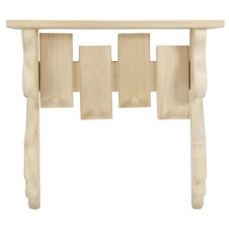 Вешалка "Заборчик" 6-ти рожковая 47x18 см, липа