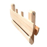 Лавка раскладная  120x35x40 (90) см, липа