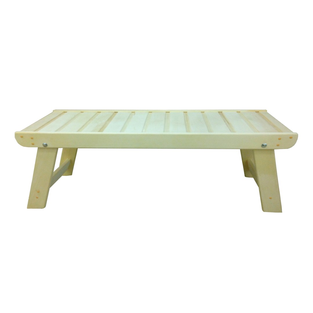 Лавка раскладная 120x33x43,5см, липа